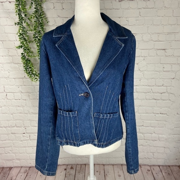 SONOMA Life + Style Denim Jean Button Jacket M - Picture 1 of 2